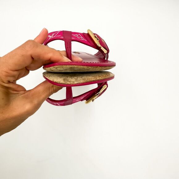 Louis Vuitton LV Monogram Sandals Flats EU 40 US 10 - Picture 8 of 11